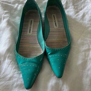 Manolo Blahnik Spectator Flats